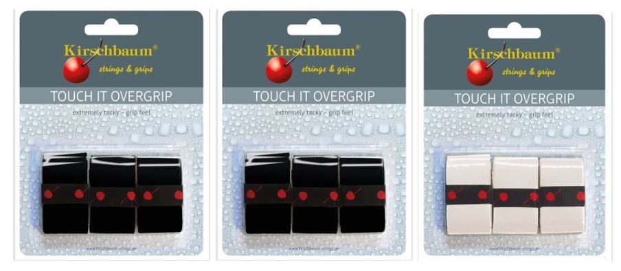 Griffband Testpaket GBTP2300: 3 Pack Kirschbaum Touch It 3er