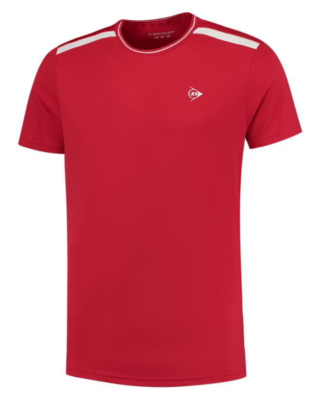 Dunlop Men Crew Tee red/white