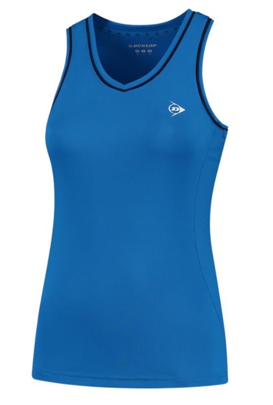 Dunlop Women Club Line Tank Top, royal blue