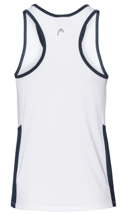 Head Club Tank Top W white dark blue