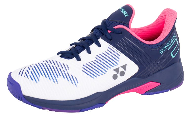 Yonex Sonicage 2 Clay Women white/navy