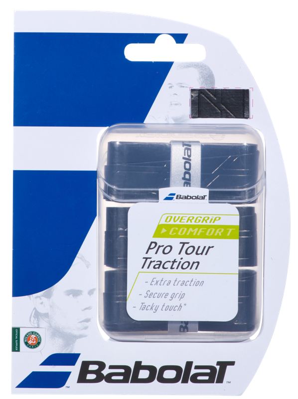 Babolat Pro Tour Traction x 3 schwarz -Auslaufartikel-