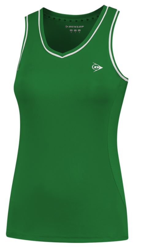 Dunlop Women Club Line Tank Top, green