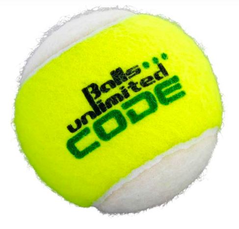 Balls Unlimited Code Green 60er im Polybeutel Farbe gelb/weiß