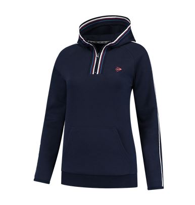 Dunlop Essential Ladies Hooded Sweat navy