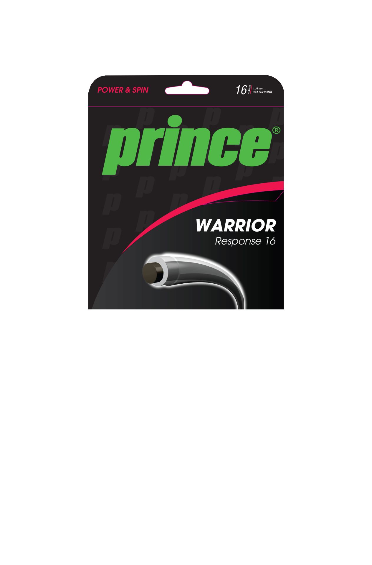 Prince Warrior Response 16 black/clear 