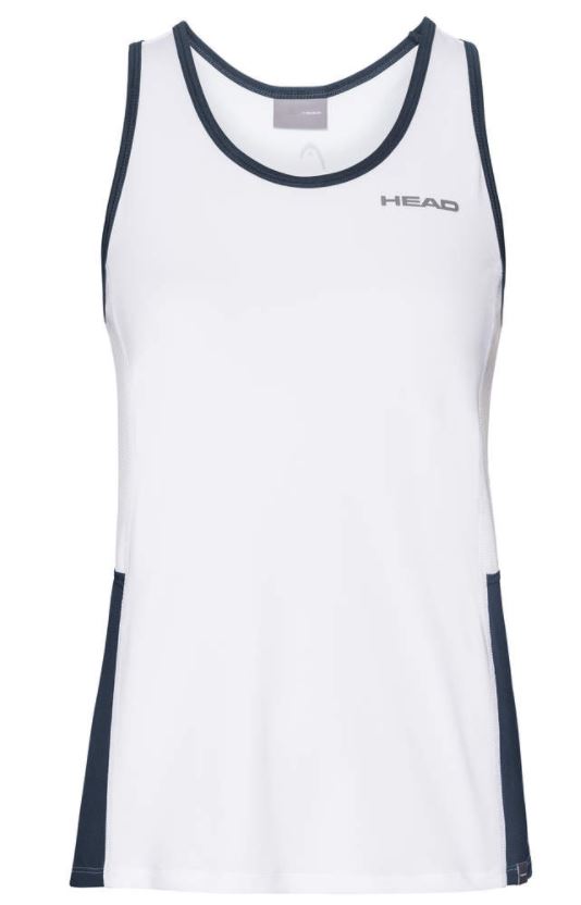 Head Club Tank Top W white dark blue